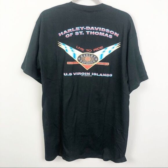 Harley Davidson | Caribbean St Thomas Tee - Picture 5 of 6